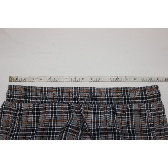 Forever 21 men's tapered leg plaid drawstring pull‎ on pants XL - Picture 15 of 16